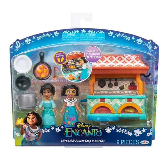 Encanto Disney – Set de Muñecas Mirabel y Julieta Paso a Paso (9 piezas)