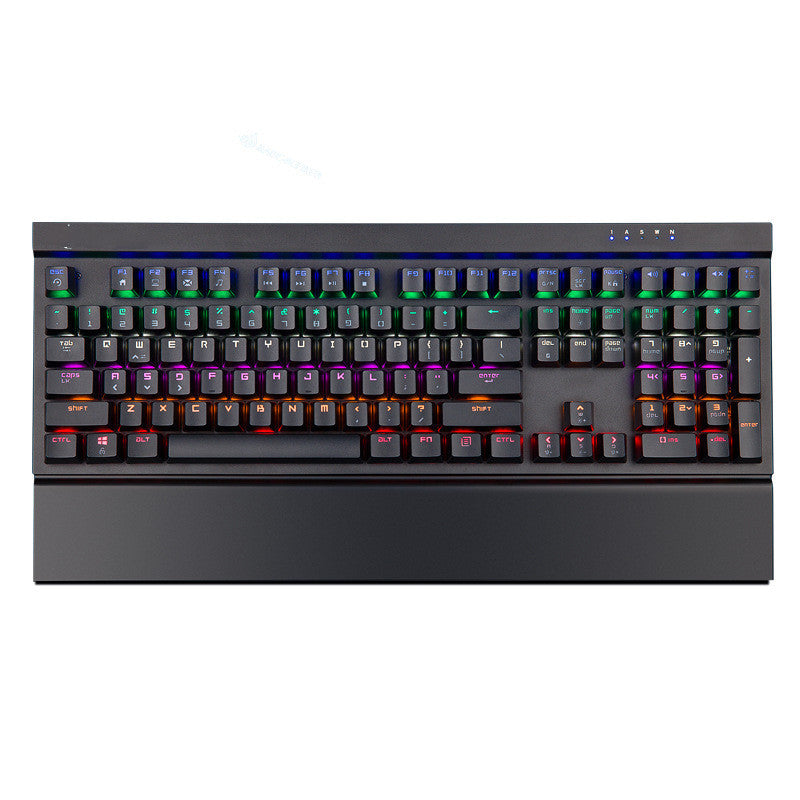 Teclado Mecánico MK15 con Reposamuñecas y Teclas Cuadradas