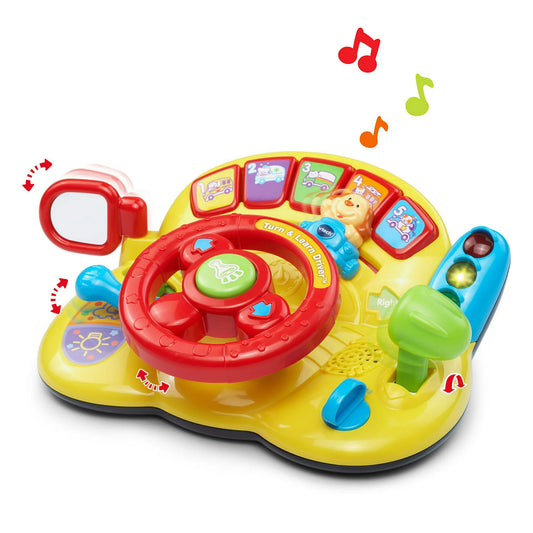 VTech Turn & Learn Driver – Juguete Educativo para Bebés y Niños Pequeños